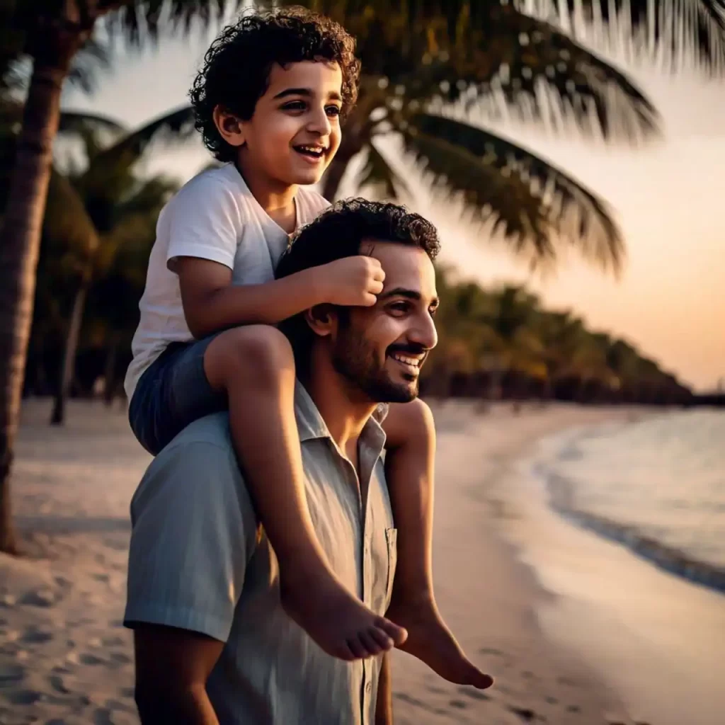 Paternity DNA test father and child